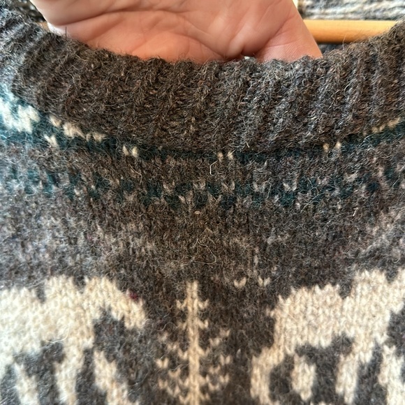 ✨Vintage USA wool sweater crew Eddie Bauer - Picture 9 of 9